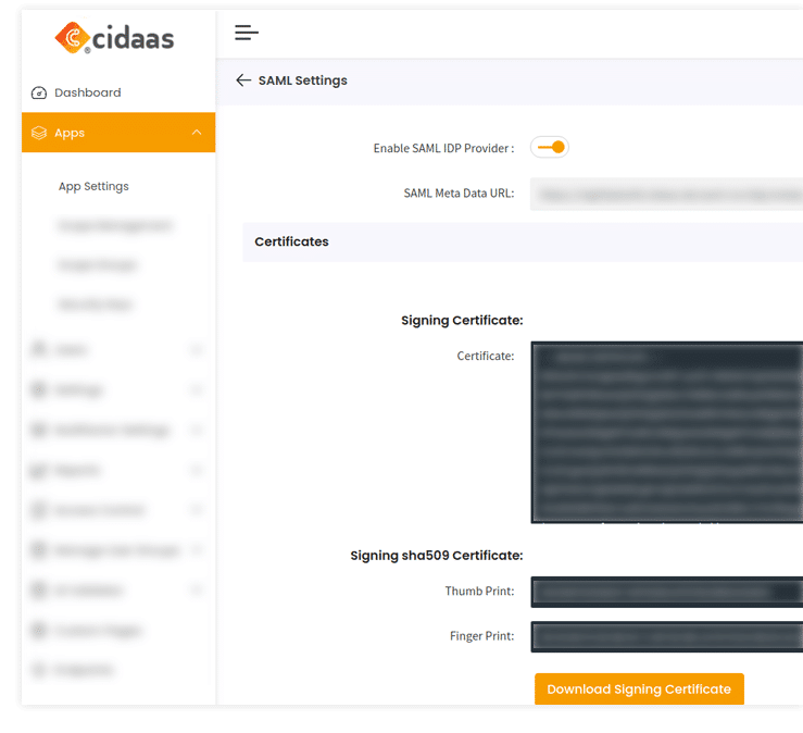 cidaas-Freshworks-integration