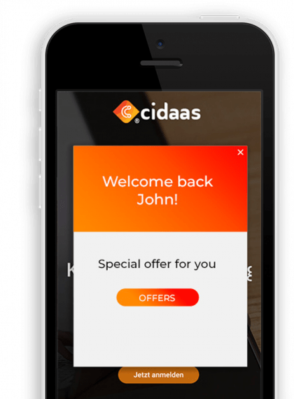 Retail 9 Personalized customer experiences across all channels with a modern cloud identity & access management - cidaas - Push Marketing