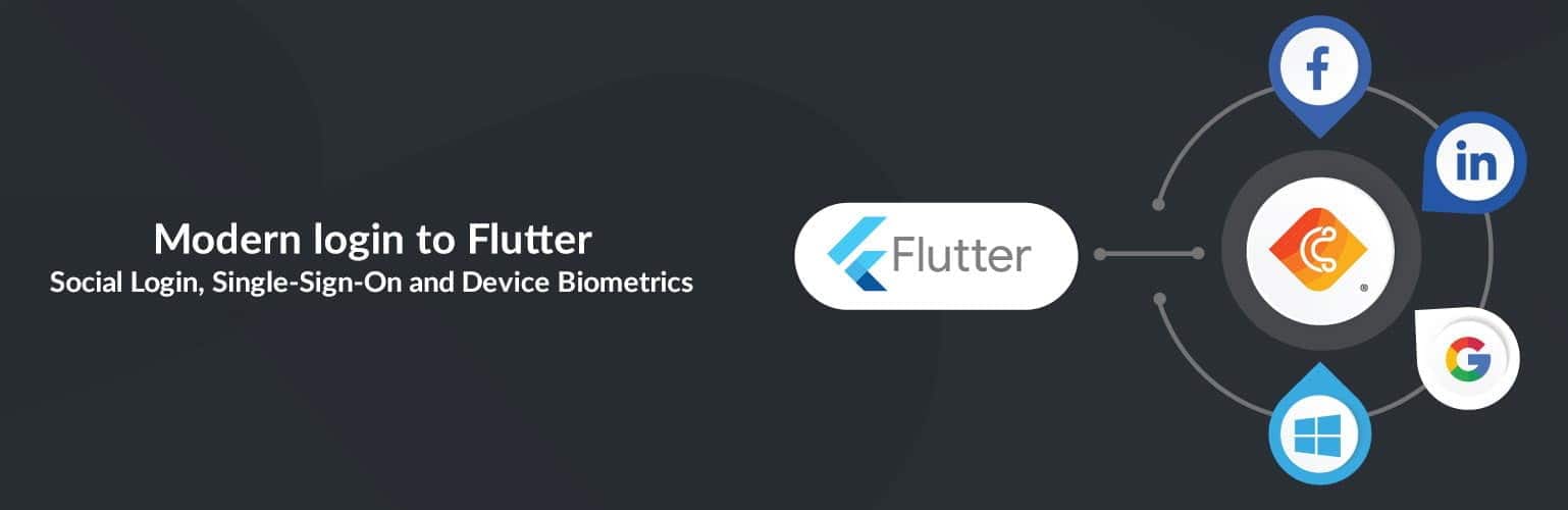 Modern login in Flutter: Social Login, Single-Sign-On and Device Biometrics