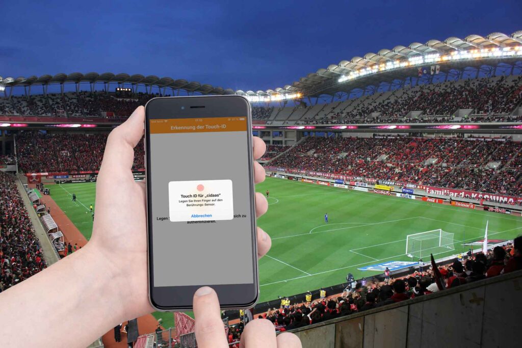 Digitales Zutrittsmanagement und Real-World-Identification am Veranstaltungsort oder Stadion - Identifizierung & Authentifizierung in der realen Welt