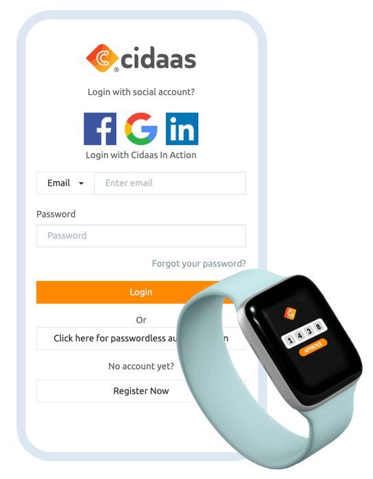 cidaas Identity Platform - Alternative to Auth0, Okta and Keycloak - Login UI and Smart Watch Authentication cidaas Identity Platform - Alternative to Auth0, Okta and Keycloak - Login UI and Smart Watch Authentication
