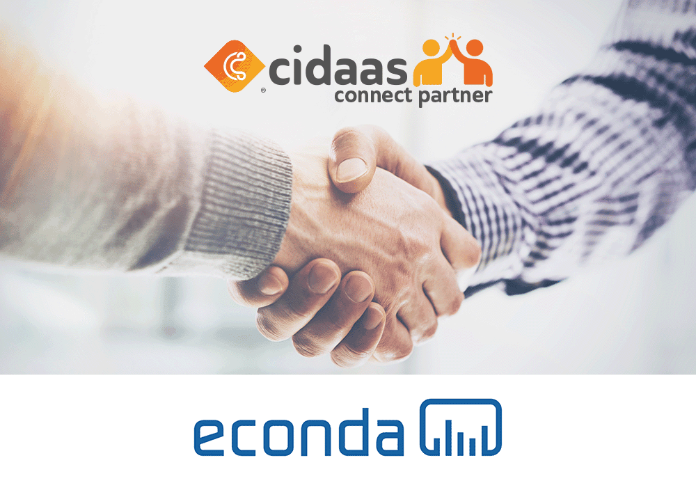 Better together: cidaas partners with econda - innovative, inspiring and together