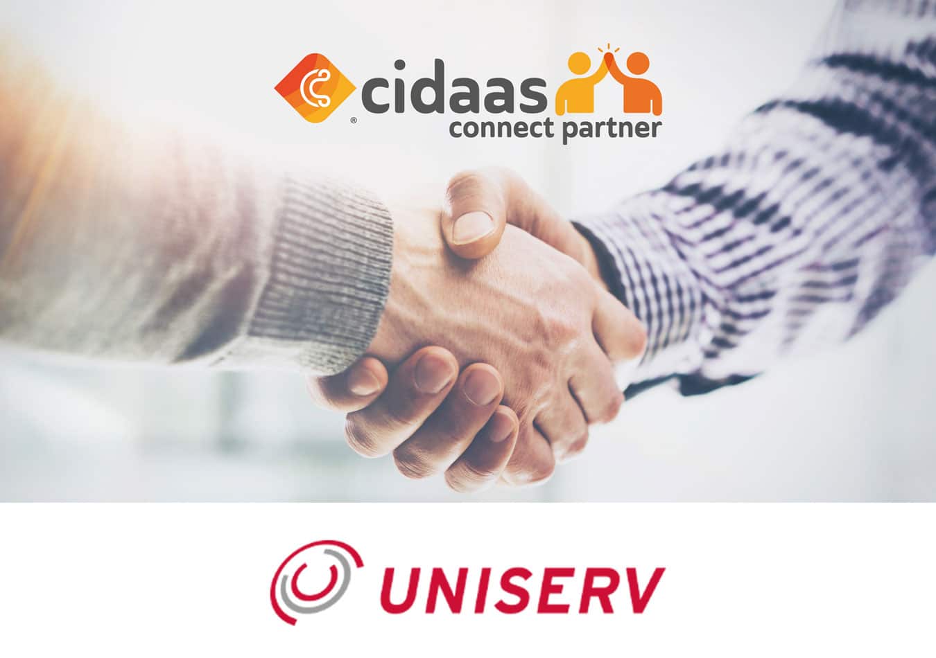 Together we can achieve more! - Uniserv and cidaas enter into a technology partnership