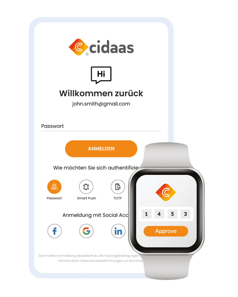 cidaas - Europe's #1 Customer Identity & Access Management (CIAM) - Login Screen