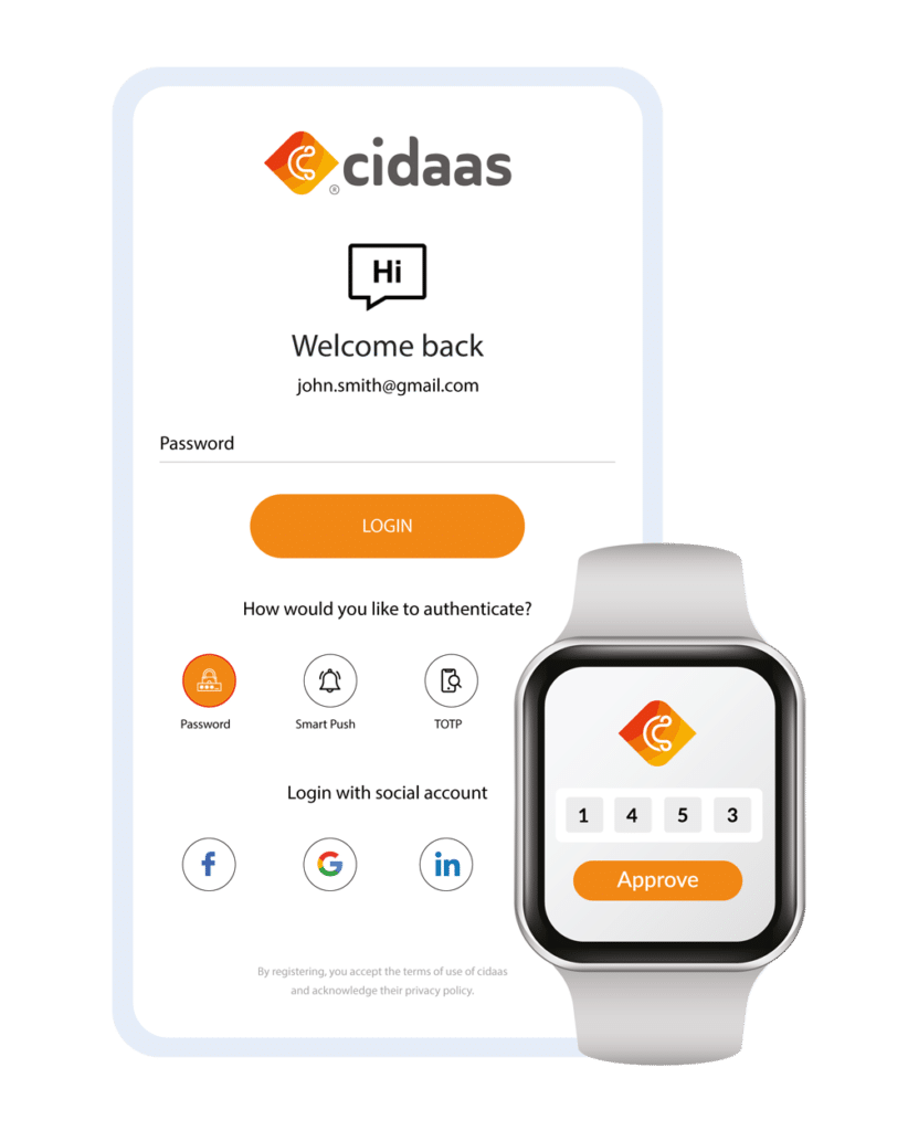 cidaas - Europe's #1 Customer Identity & Access Management (CIAM) - Login Screen