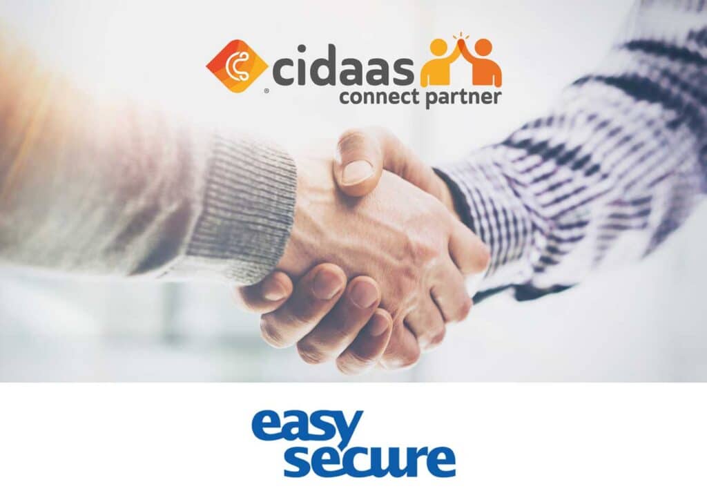 EasySecure und cidaas gehen Partnerschaft ein - Sicheres und einfaches Identitätsmanagement ist das gemeinsame Versprechen
