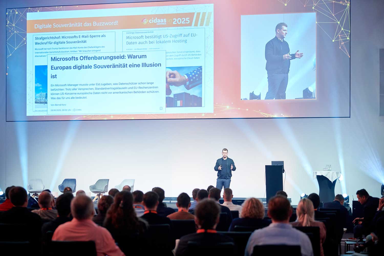 cidaas connect 2025 cidaas connect 2025 CEO Sadrick presenting