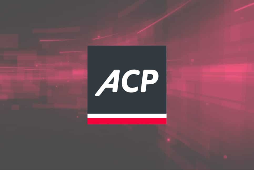acp group logo - acp relies on cidaas ciam for the new customer portal