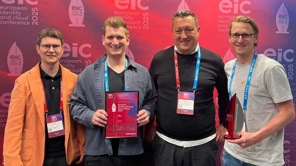 Prestigious EIC Award 2025 for SRG, cidaas & SECURIX – Recognition for the excellent implementation of a modern digital identity solution