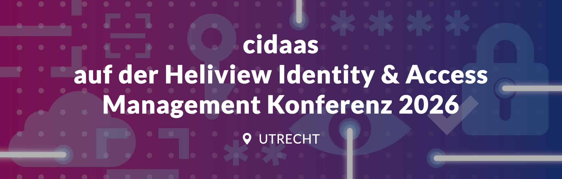 cidaas auf der Heliview Identity & Access Management Konferenz 2026 in Utrecht