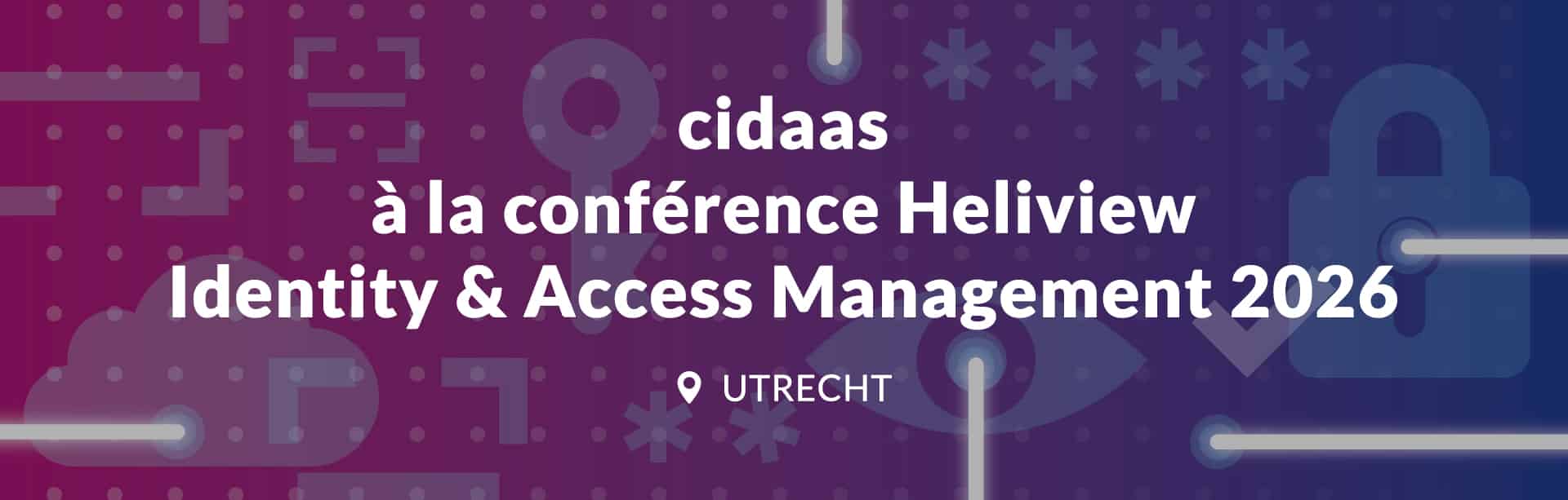 cidaas à la conférence Heliview Identity & Access Management 2026 à Utrecht